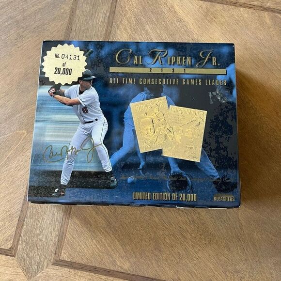 Cal Ripken Jr. 2131 Limited Edition 23k Gold Card Factory Sealed #04131/20000 - Picture 1 of 5